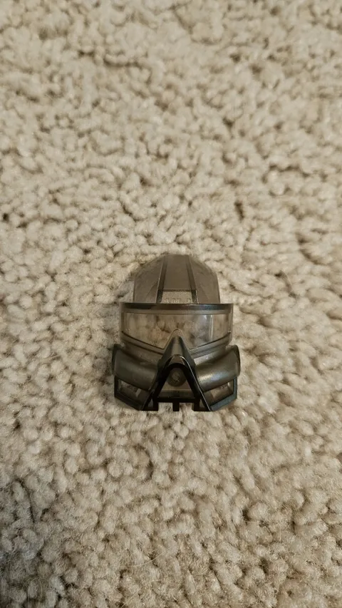 Rare LEGO Bionicle Kanohi Kaukau Trans-Black - Part 32571