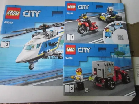 Lego Building Instructions Instruction City 60243 Part 1 to 3 Part 1 Thru 3