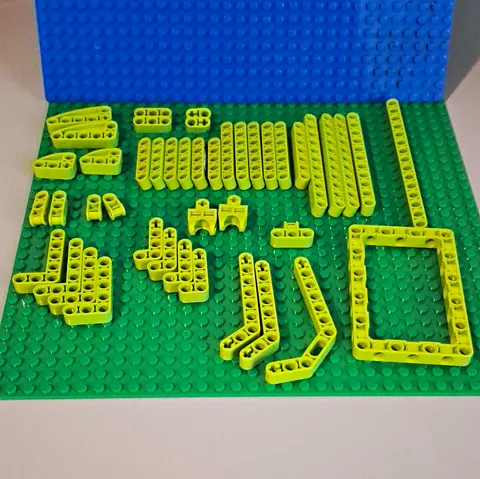 LEGO Technic Lime Green Lot. 44 Pieces. Excellent Condition