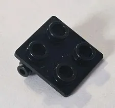 LEGO Parts - Black Hinge Brick 2 x 2 Top Plate - No 6134