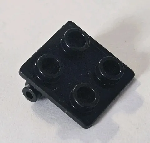 LEGO Parts - Black Hinge Brick 2 x 2 Top Plate - No 6134