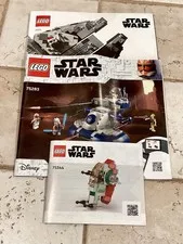 Lot of 3 LEGO Disney Star Wars Instruction Books for Sets 75344, 75283 & 75375