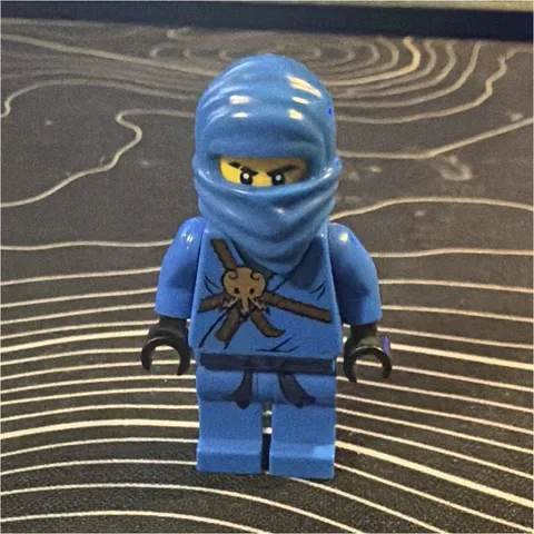 LEGO Blue Ninja Minifigure - Plastic Minifigure Figure