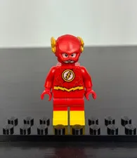 LEGO The Flash Gold Outlines Yellow Boots Minifigure Sh0549 Super Heroes 76117