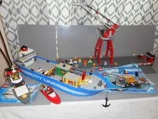LEGO 7994 City Harbor with instructions | near complete, plus extra boats