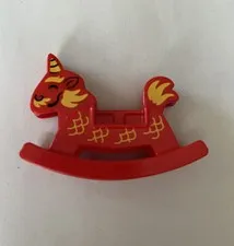 Lego Duplo Chinese New Year Red Rocking Horse Figure Happy Childhood Moments