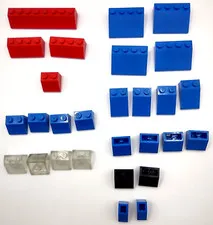 Lego Slope Bricks 45 Degree 1x8 1x4 1x2 30 Degree 4x3 2x3 Roof Bricks Lot of 27