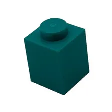 Lego 3005 Dark Turquoise Brick 1 x 1 Element 6213776 6236772