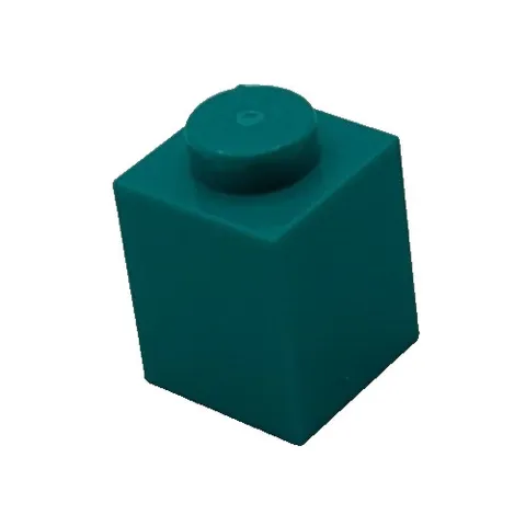 Lego 3005 Dark Turquoise Brick 1 x 1 Element 6213776 6236772
