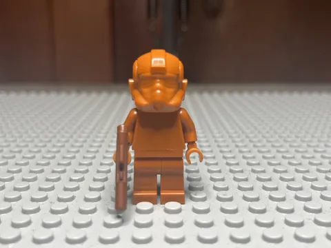Lego Star Wars Tie Fighter Prototype Minifigure Dark Orange