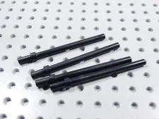 LEGO Lot of 4 Black 6L Staffs Weapon Minifig BJ
