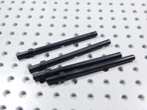 LEGO Lot of 4 Black 6L Staffs Weapon Minifig BJ