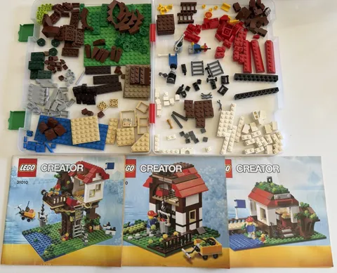 LEGO Creator 31010 Treehouse ~3 Manuals~Figurine~COMPLETE(Read Description)