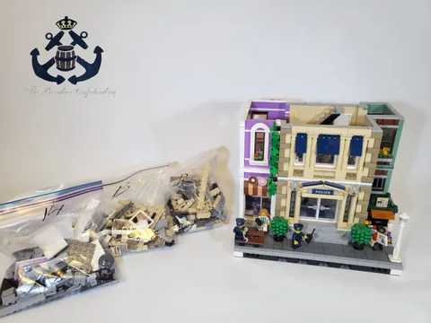 LEGO 2021 Modular Building Police Station PARTS LOT For Set 10278 Donut Shop