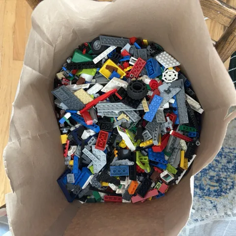 LEGO Bulk Lot 10 lbs Bricks Parts Pieces Blocks Mixed some VTG