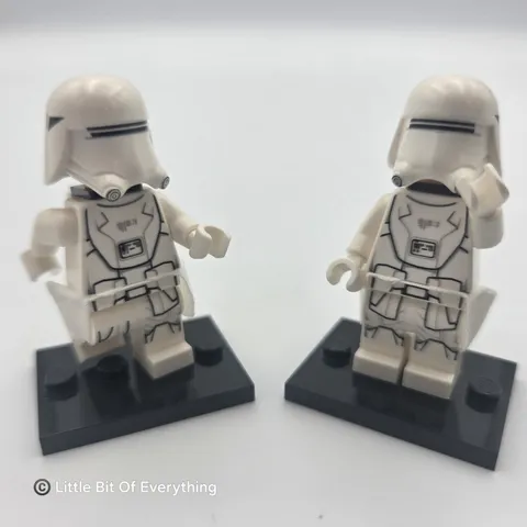 LEGO® Star Wars: First Order Snowtrooper Two (2) Minifigures LOT #sw0701, 75100