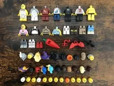 Lego CMF Lot-  Assorted Minifigure Parts and Pieces From Several Series