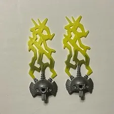LEGO Hero Factory Weapon Triple Lightning Bolts 87812pb01 Trans-Neon Green