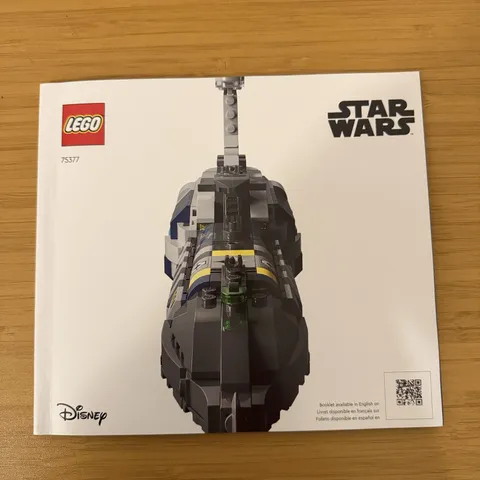 Lego 75377 Star Wars Midi Scale Invisible Hand Instruction Manual Only