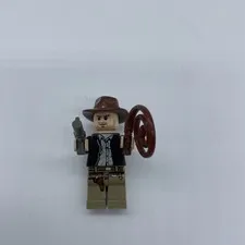 Lego Indiana Jones Minifigure 7626 7628 7627 Figure Whip Pistol