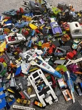 14 LBS Genuine LEGO Bulk Lot Mixed Variety Of Pieces Parts Bricks Wheels Plates