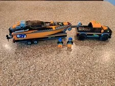 Lego City 4x4 With Power Boat 60085 Set