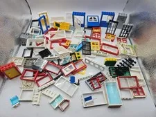 LEGO Doors and Windows Lotnsafe Jail Doors Vintage New ETC Stairs Used Wear