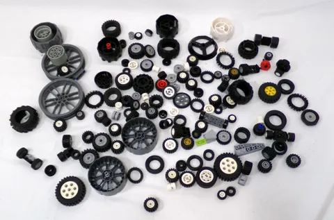 LEGO Miscellaneous Tires & Wheels Parts and Pieces Lot