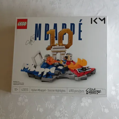 LEGO Editions Kylian Mbappe Soccer Highlights Building Set 43013 490 BOX ONLY!!