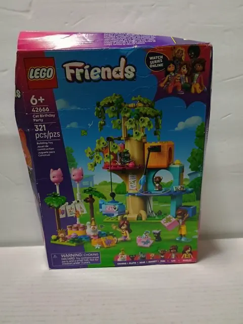 LEGO 42666 Friends Cat Birthday Party Tree House - NEW Factory Sealed in Box