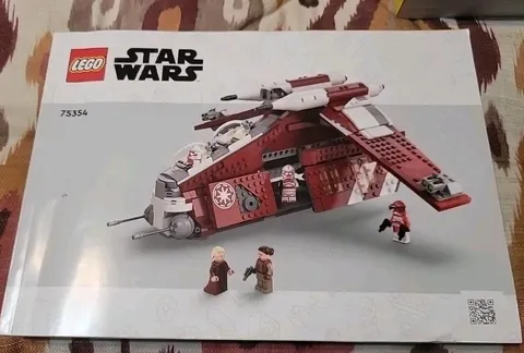 LEGO 75354 Star Wars Coruscant Guard Gunship Manual No Brick Lot 259