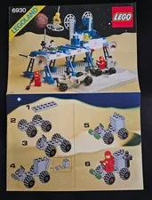 LEGO Legoland 6930 Instruction Manual Booklet Vintage Space