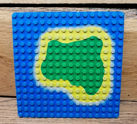 Lego Pirates / Pirate 6265 6260 Island Baseplate 16x16