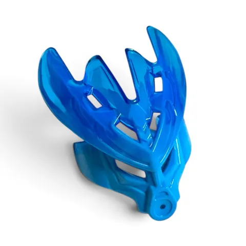 LEGO Bionicle 19149pb01 Protector of Water Mask Trans Dark Blue 2015 MOC