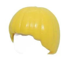 New LEGO Minifigure Hair Yellow Smooth Mop Top 80's blonde 55532 6414956
