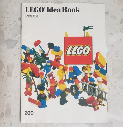 LEGO Idea Book 200 Missing 3 Stickers Vintage 1985 Ages 5-12 Original