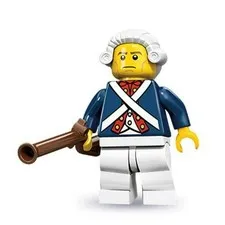 LEGO Series 10 Revolutionary Soldier - FACTORY SEALED - Retired 2013