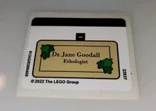 NEW LEGO® STICKER SHEET 40530 JANE GOODALL TRIBUTE From Set New