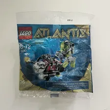 LEGO Atlantis Mini Sub 30042 Polybag Complete Set 36 Pieces Age 6-12