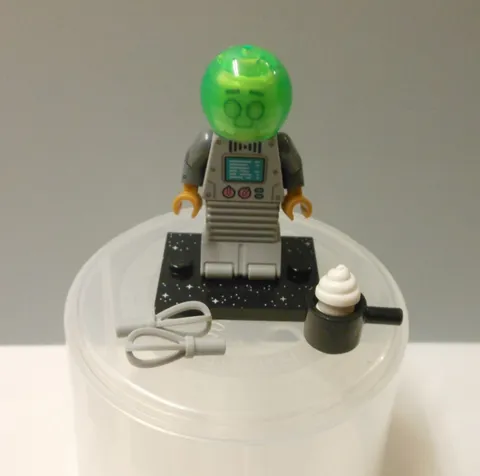 Lego 71046 Series 26 Collectible MINI FIGURE #9 Robot Butler WITH INSERT 2024