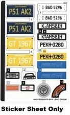 LEGO STICKER SHEET 10265 FORD MUSTANG from set New & Genuine