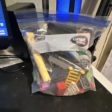 LEGO Bulk Lot Mixed Bricks Plates Parts Multicolor Plastic Polybag