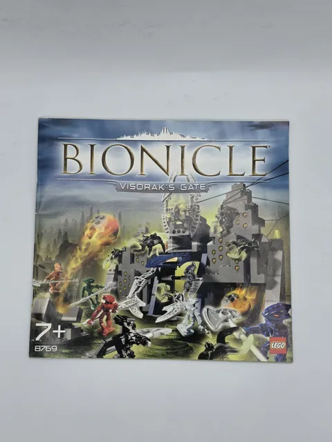 LEGO 8769 Bionicle Visorak's Gate Instruction Booklet Manual Only 2005 Retired