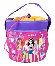Lego ~ Lego Friends ~ Pink Storage Cinch Bucket Bag ~ Excellent!