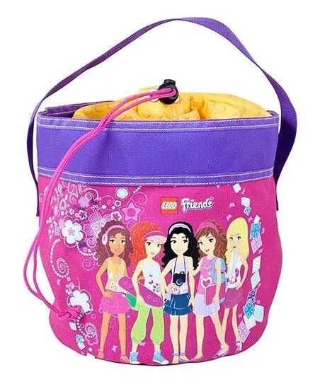 Lego ~ Lego Friends ~ Pink Storage Cinch Bucket Bag ~ Excellent!