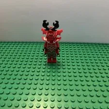 LEGO Ninjago General Kozu Red Samurai Minifigure w/ Black Horned Helmet