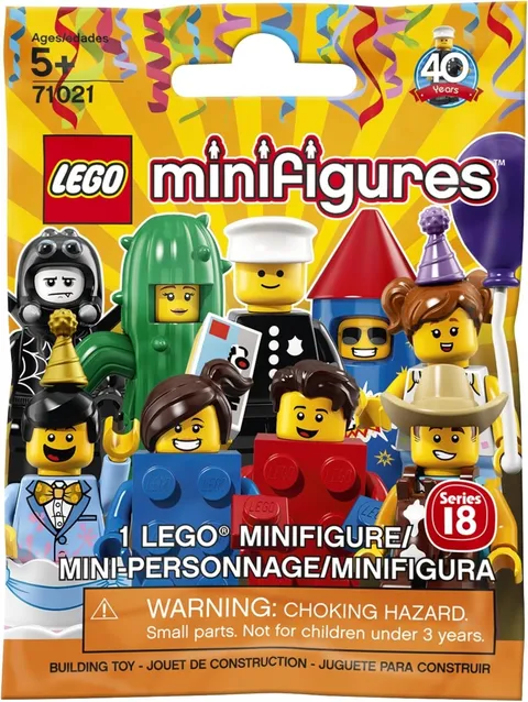 LEGO Series 18 Bag 71021 - 1 Complete Minifigure with Accessories - Sealed [New]