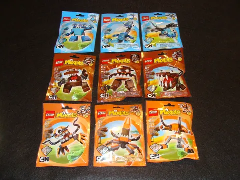 LEGO MIXELS SERIES 2 COMPLETE SET OF 9 FLURR LUNK JAWG GOBBA BALK TENTRO NEW