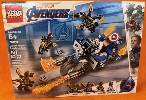 LEGO Avengers Captain America Outriders Attack 76123 Retired