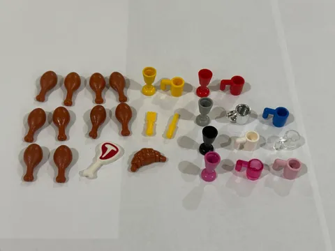 LEGO Town City Parts Pieces Kitchen Food Turkey leg minifigures Accessories